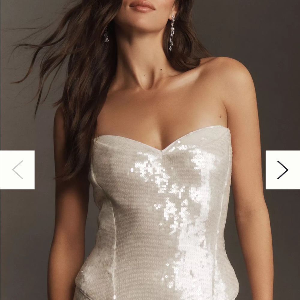 Mare Mare Elegant Strapless Sequin Set - image 1